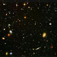 Image de l'univers avec les galaxies